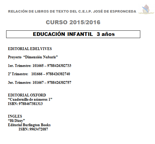 Infantil 3 años